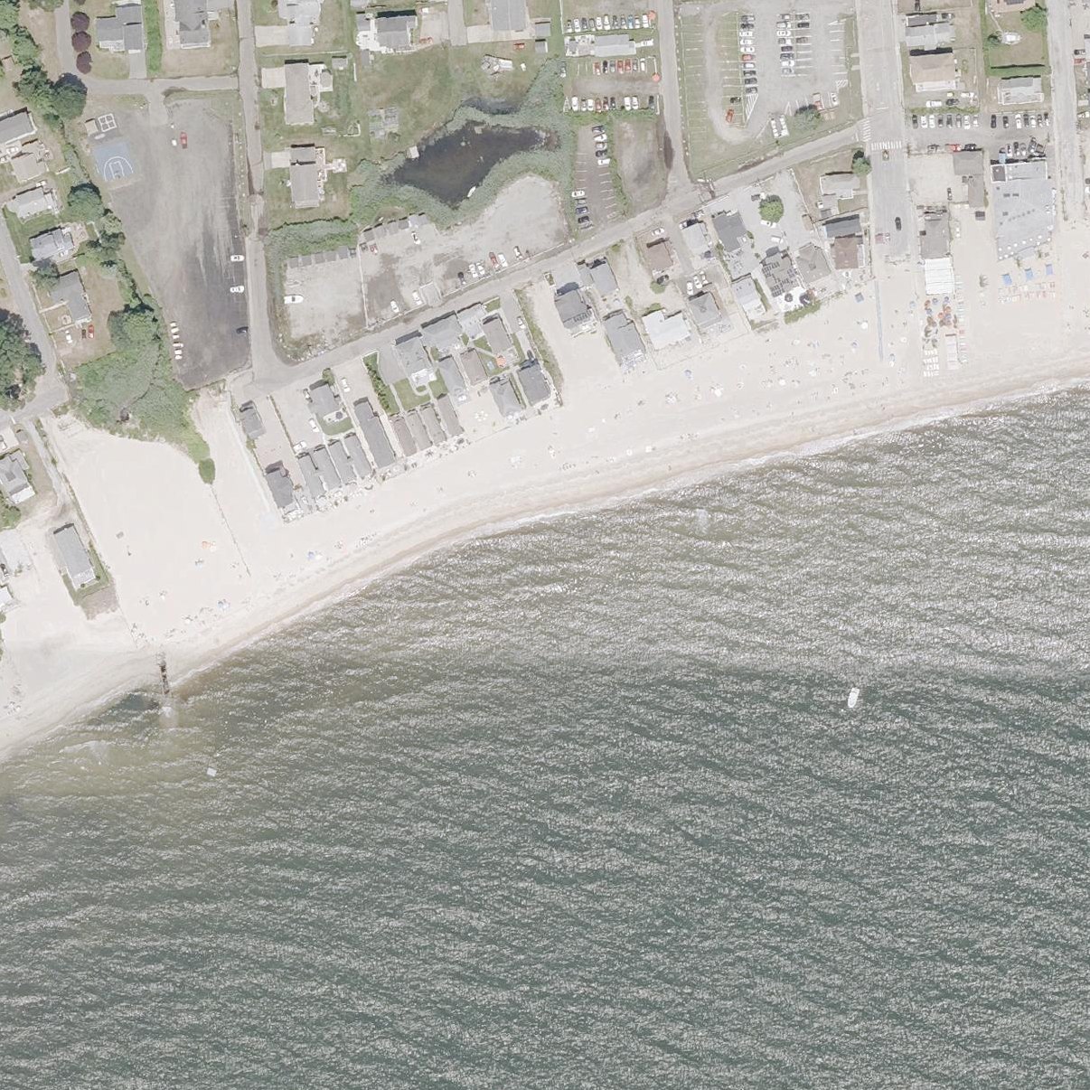 Aerial map of Miami Beach