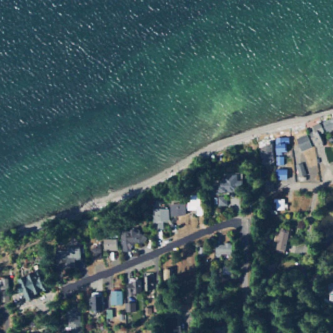 Aerial map of Miami Beach