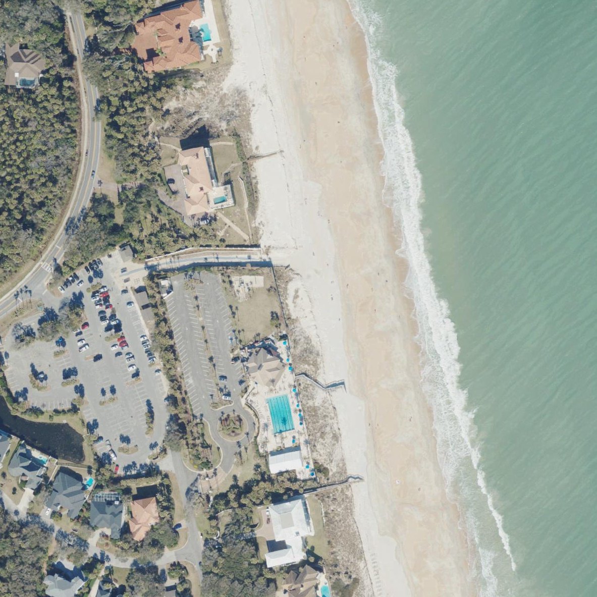 Aerial map of Mickler's Landing