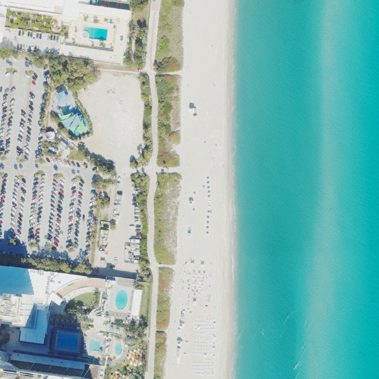 Aerial map of Mid Beach Park