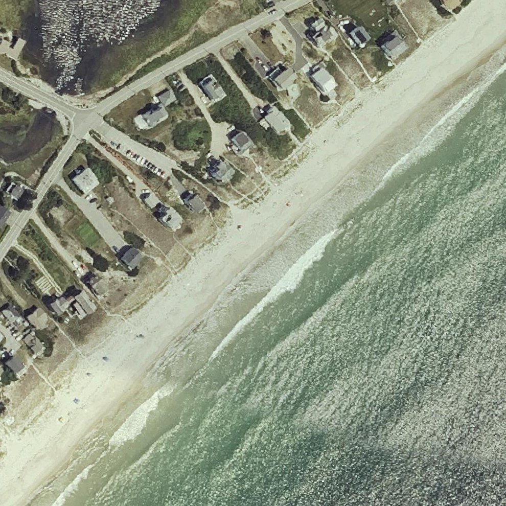 Aerial map of Middle Beach