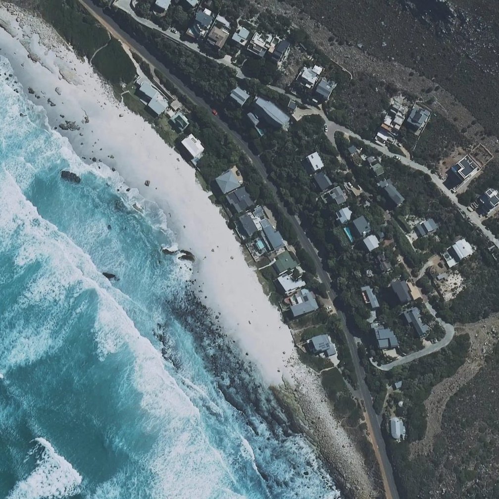 Aerial map of Middle Beach