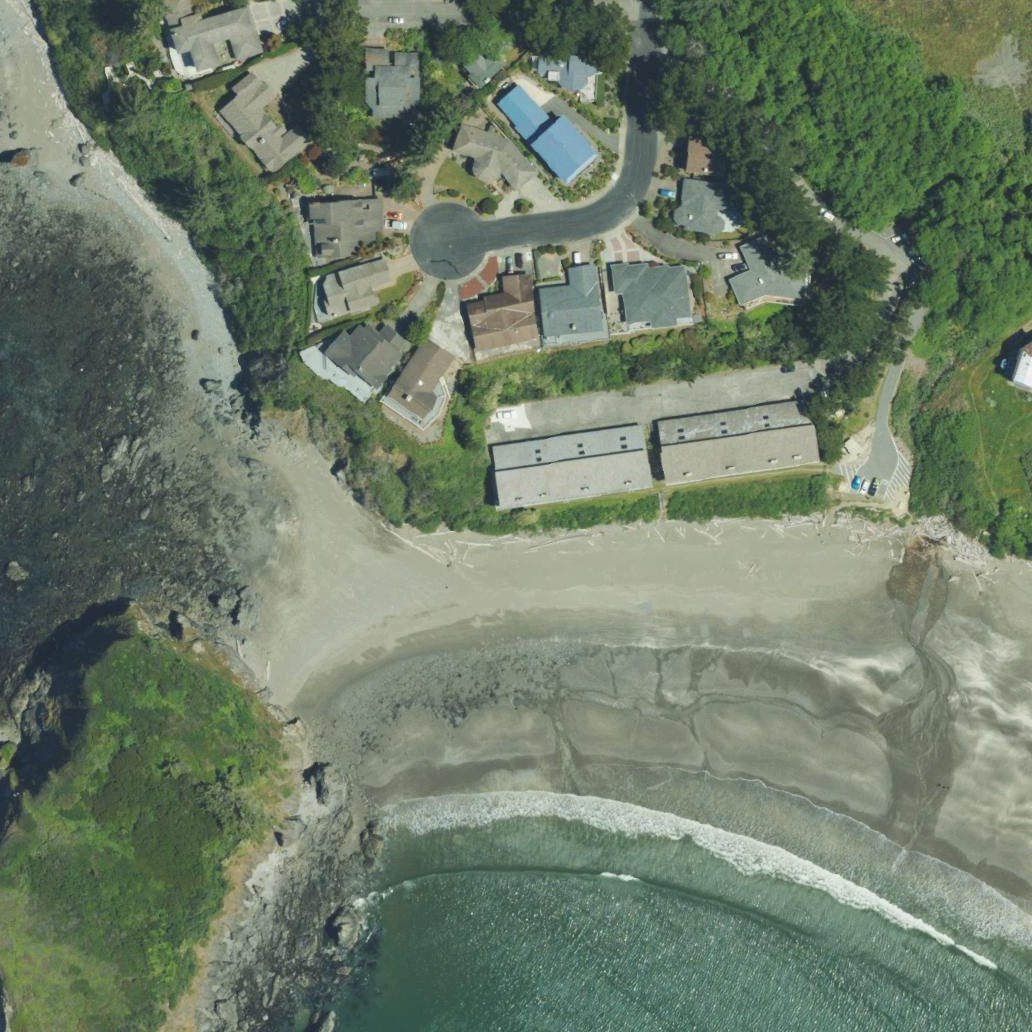 Aerial map of Mill Beach