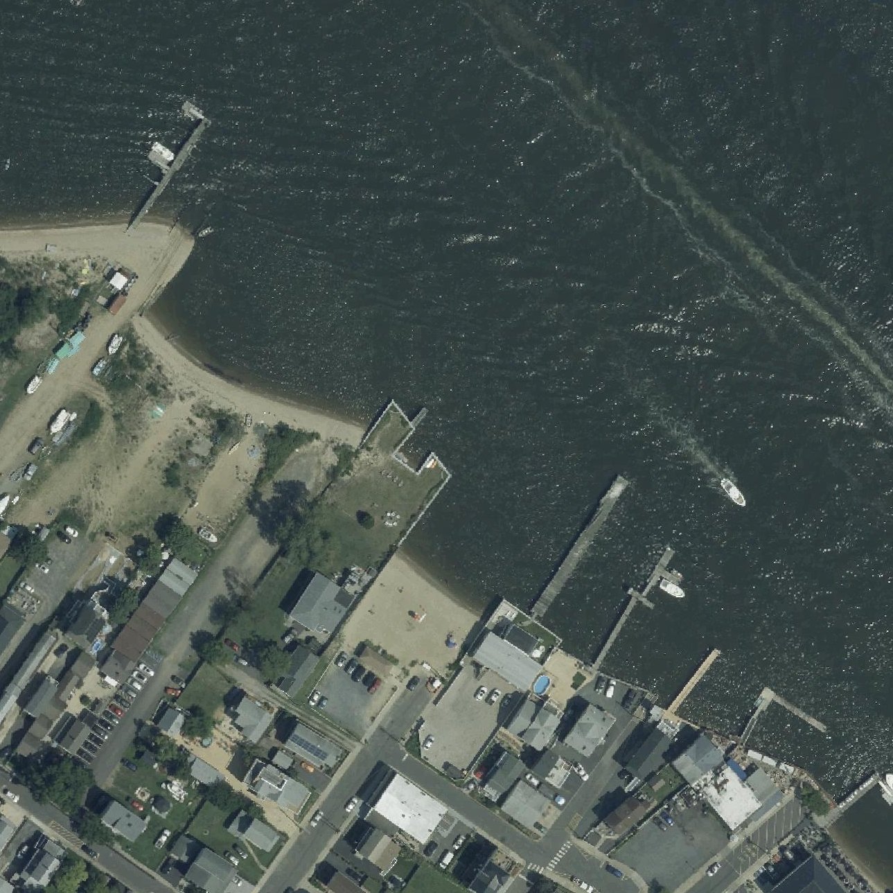 Aerial map of Miller Street Beach