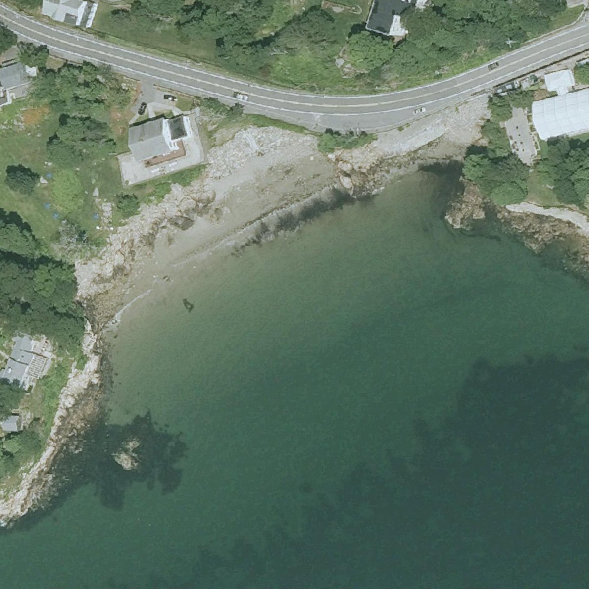 Aerial map of Mingo Beach