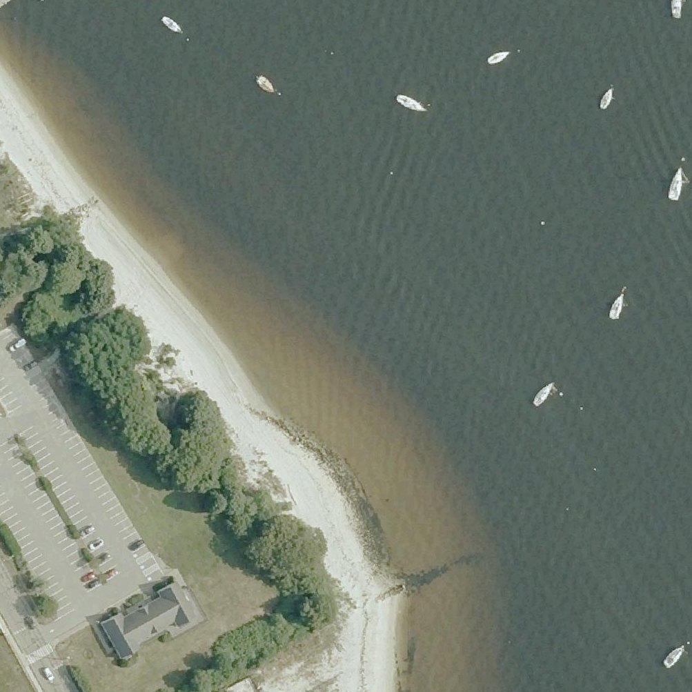 Aerial map of Mitchell Beach