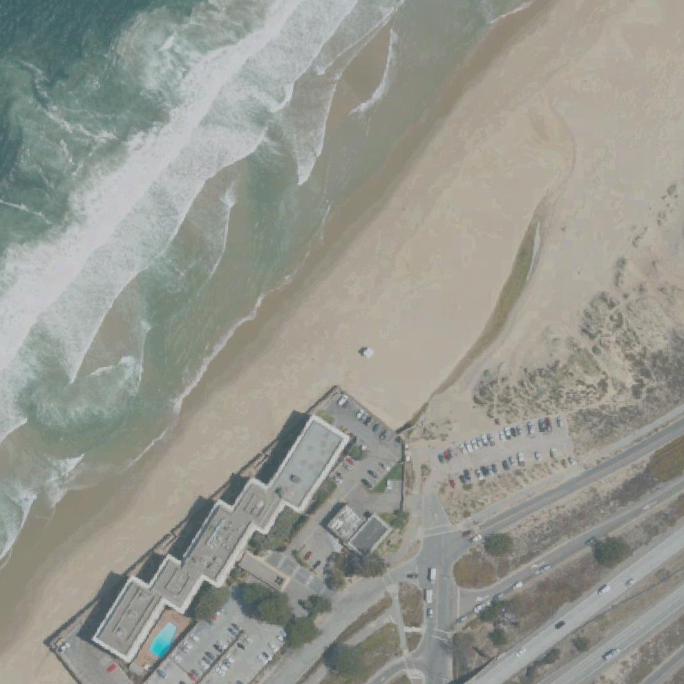 Aerial map of Monterey State Beach