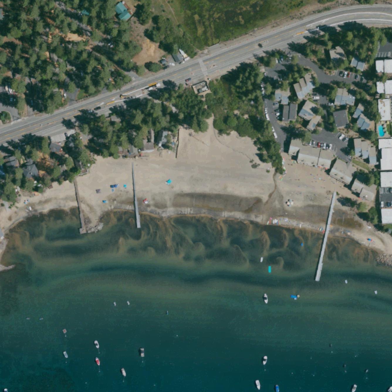 Aerial map of Moon Dunes