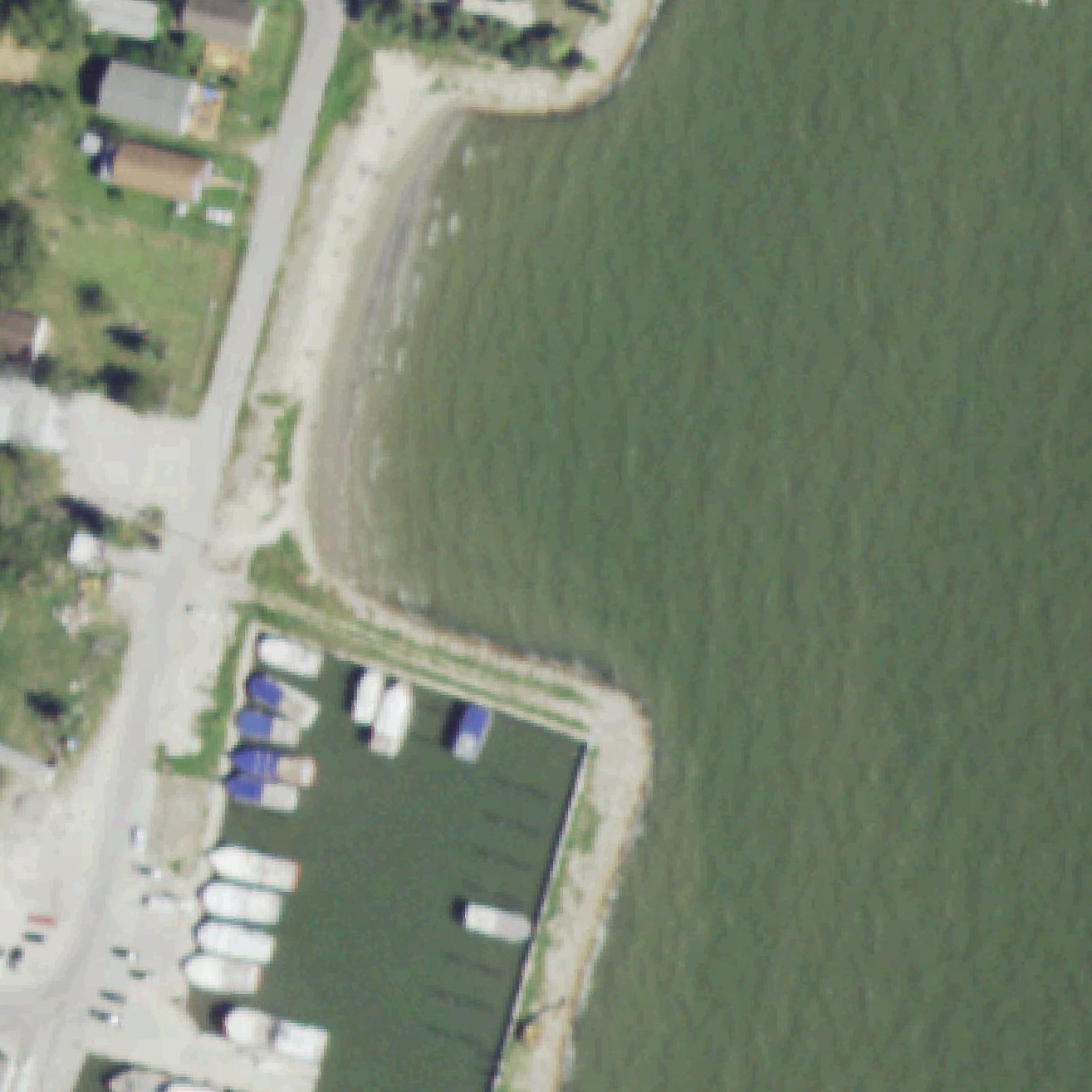Aerial map of Mooner Beach