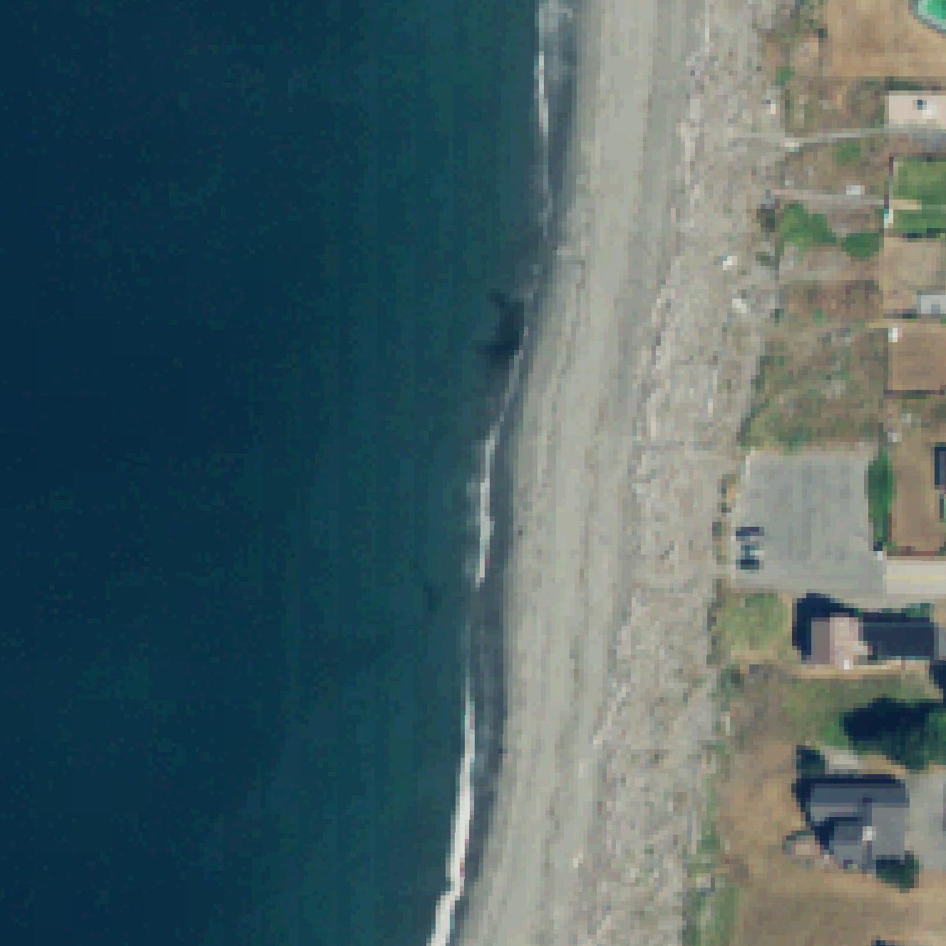 Aerial map of Moran's Beach County Park