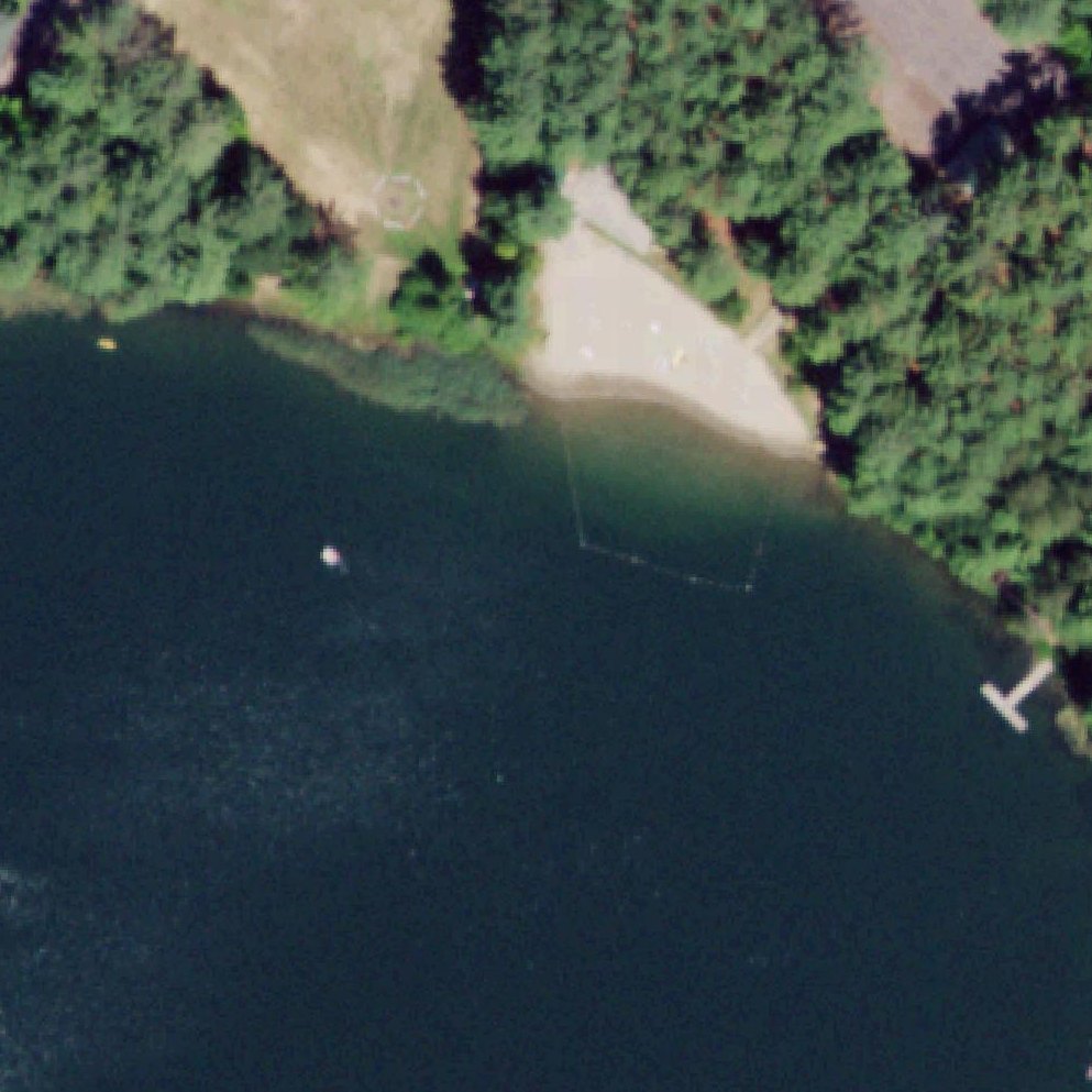 Aerial map of Morey Stein Beach