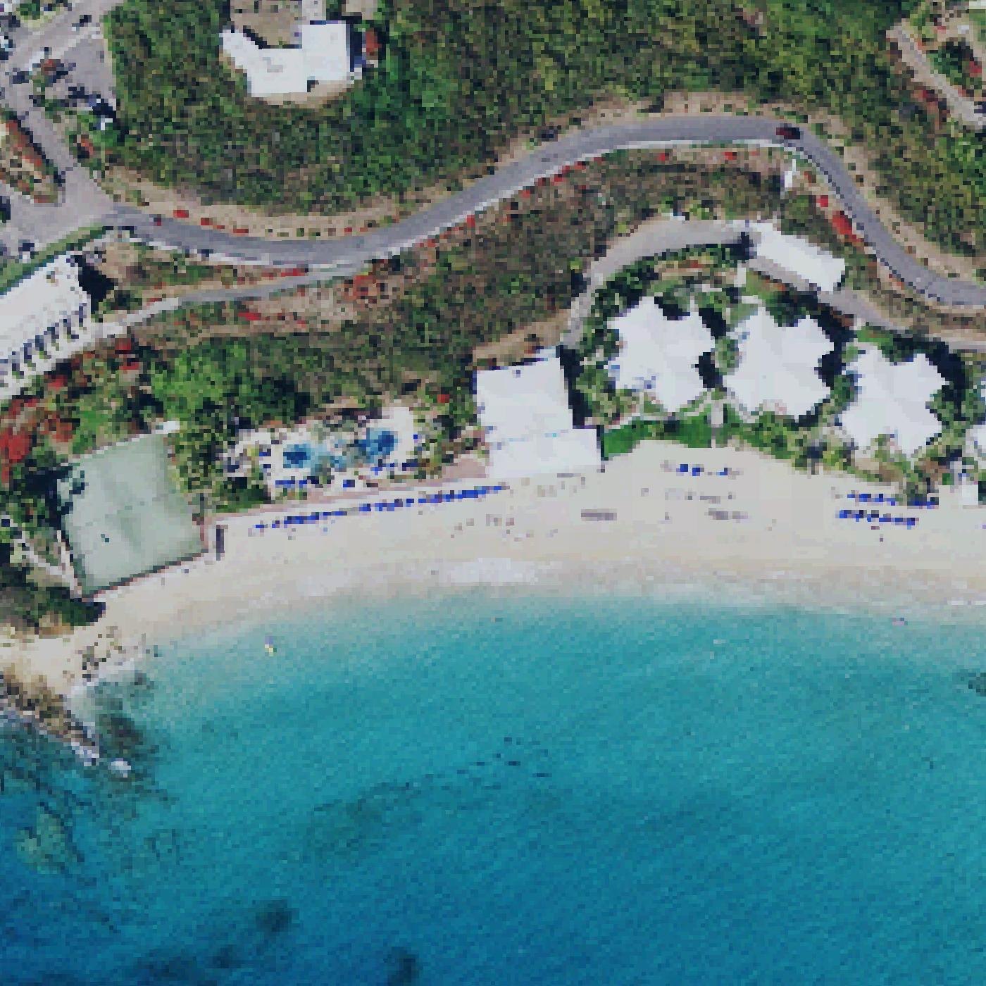 Aerial map of Morningstar Beach