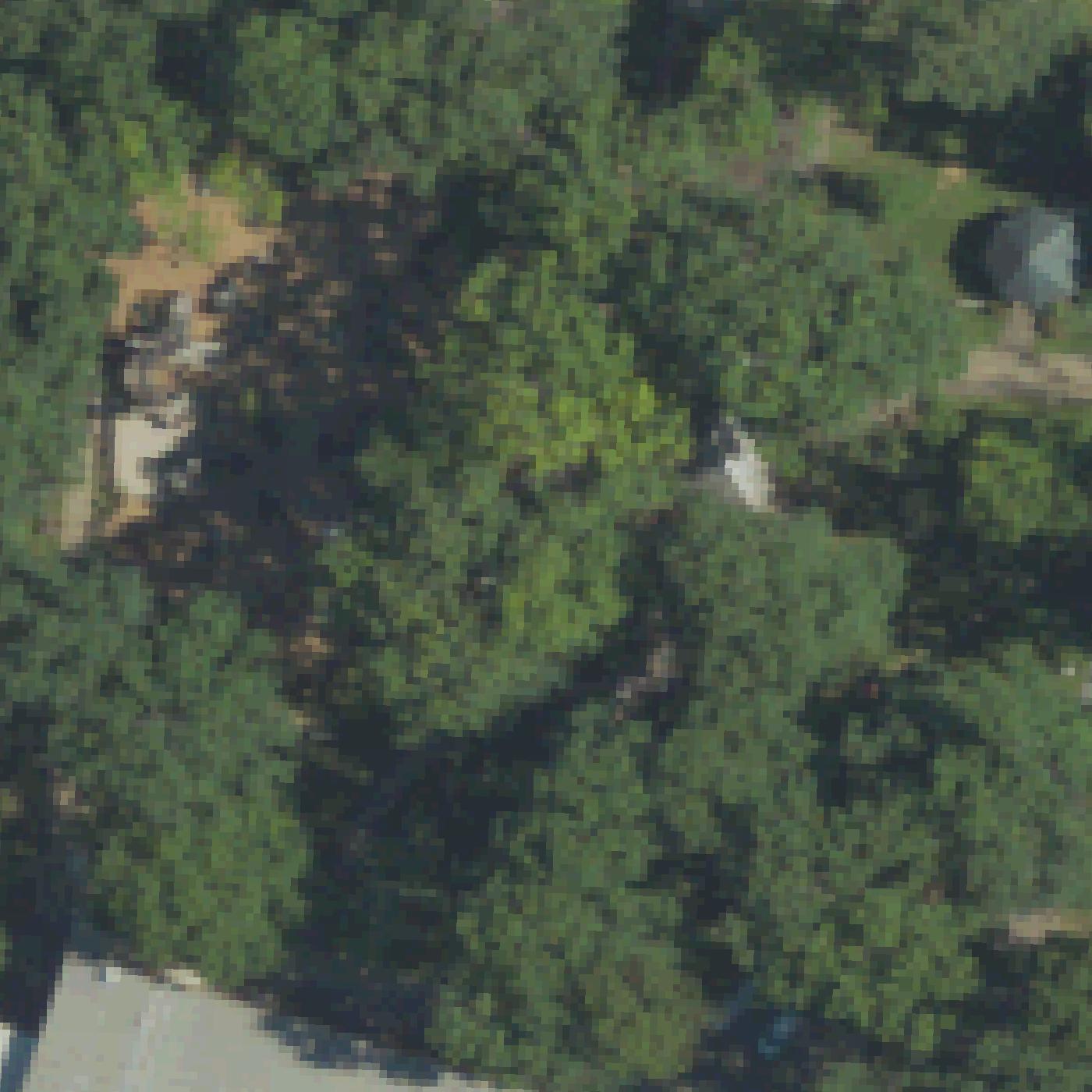 Aerial map of Morrisons Cove Memorial Park