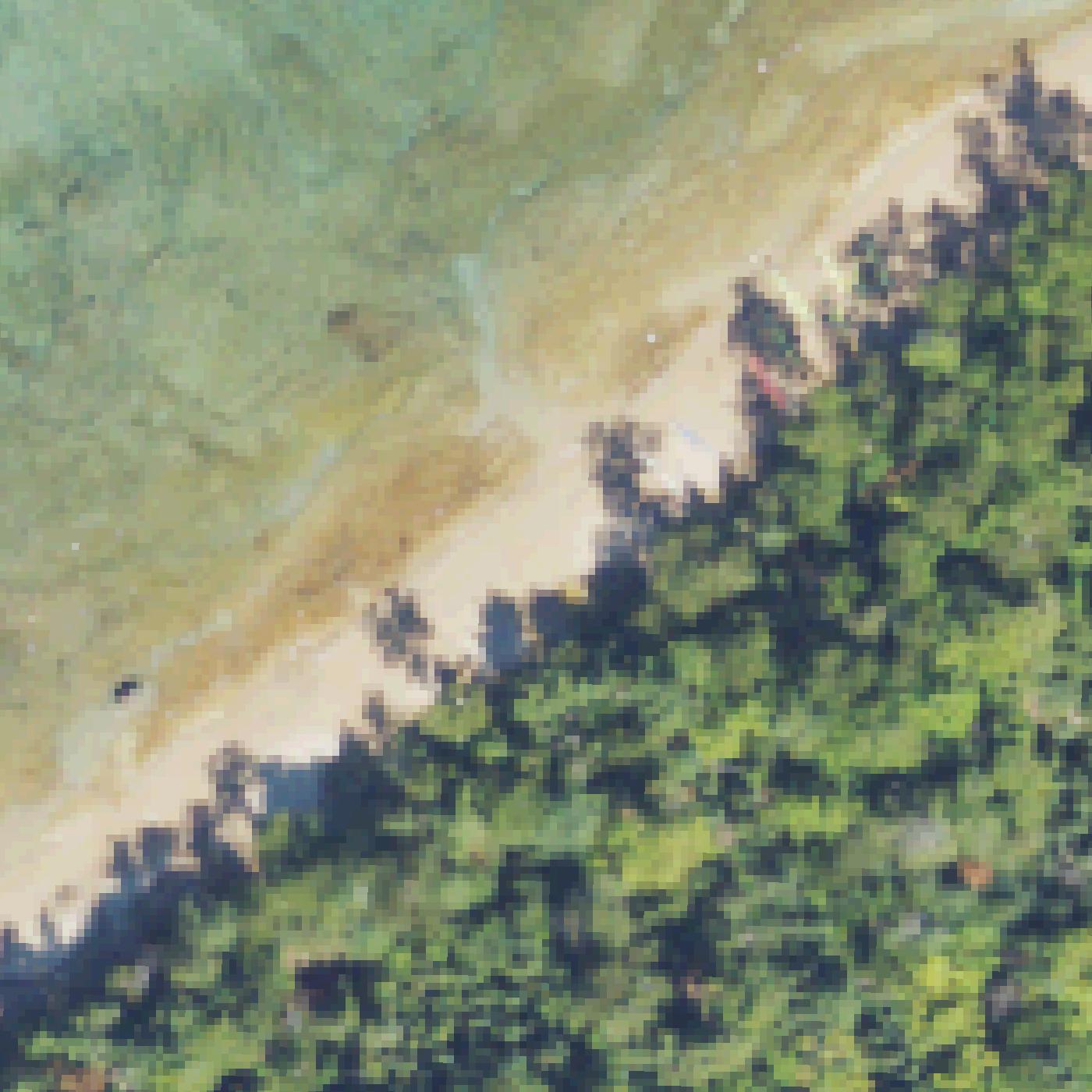 Aerial map of Mosquito Beach