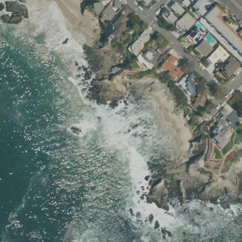 Aerial map of Moss Cove