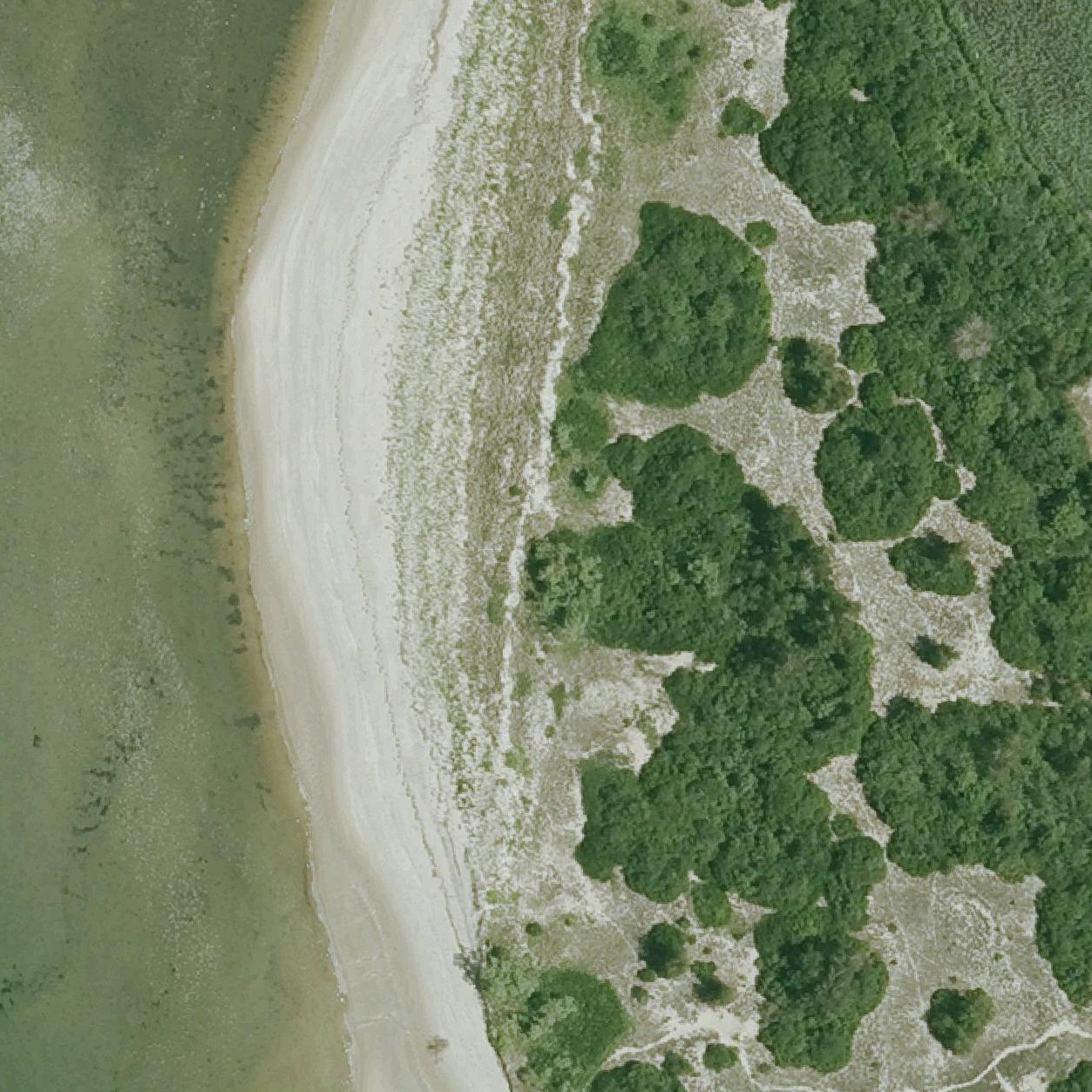 Aerial map of Mothers Beach