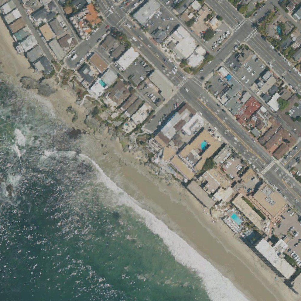 Aerial map of Mountain Road Beach