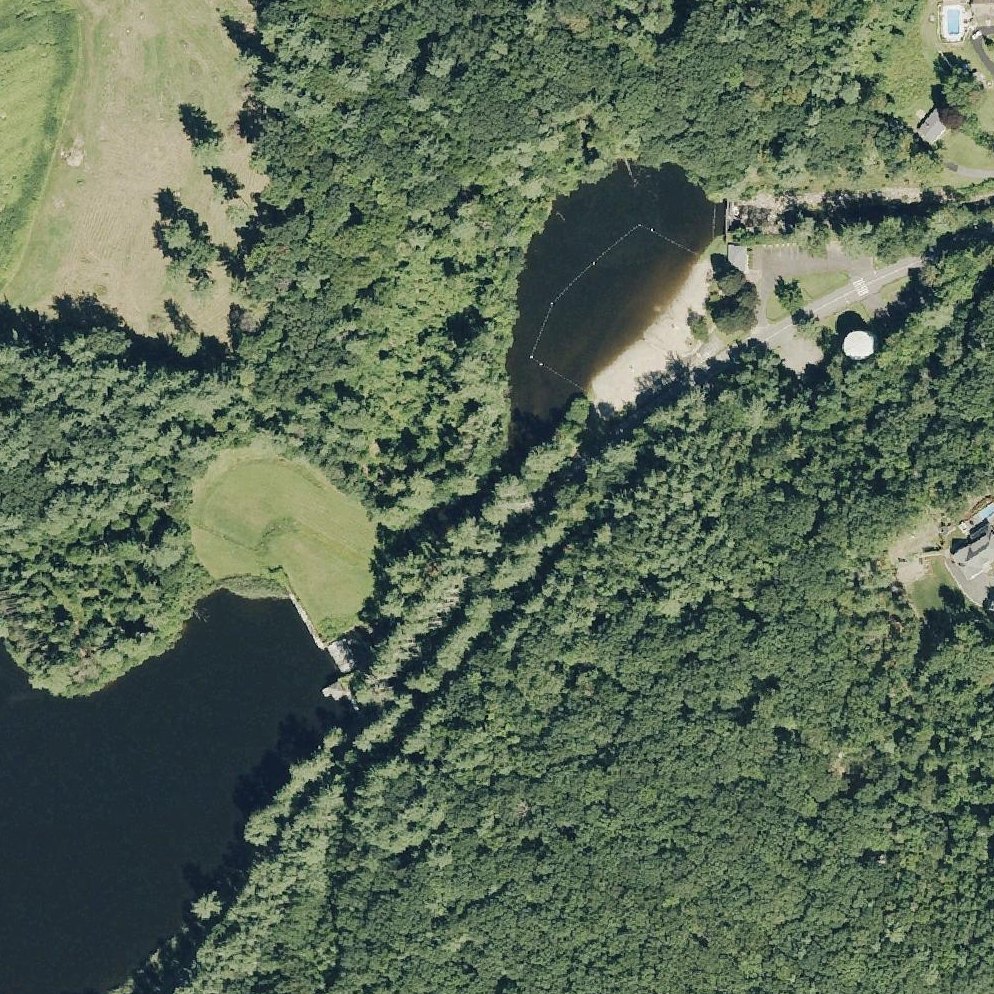 Aerial map of Musante Beach