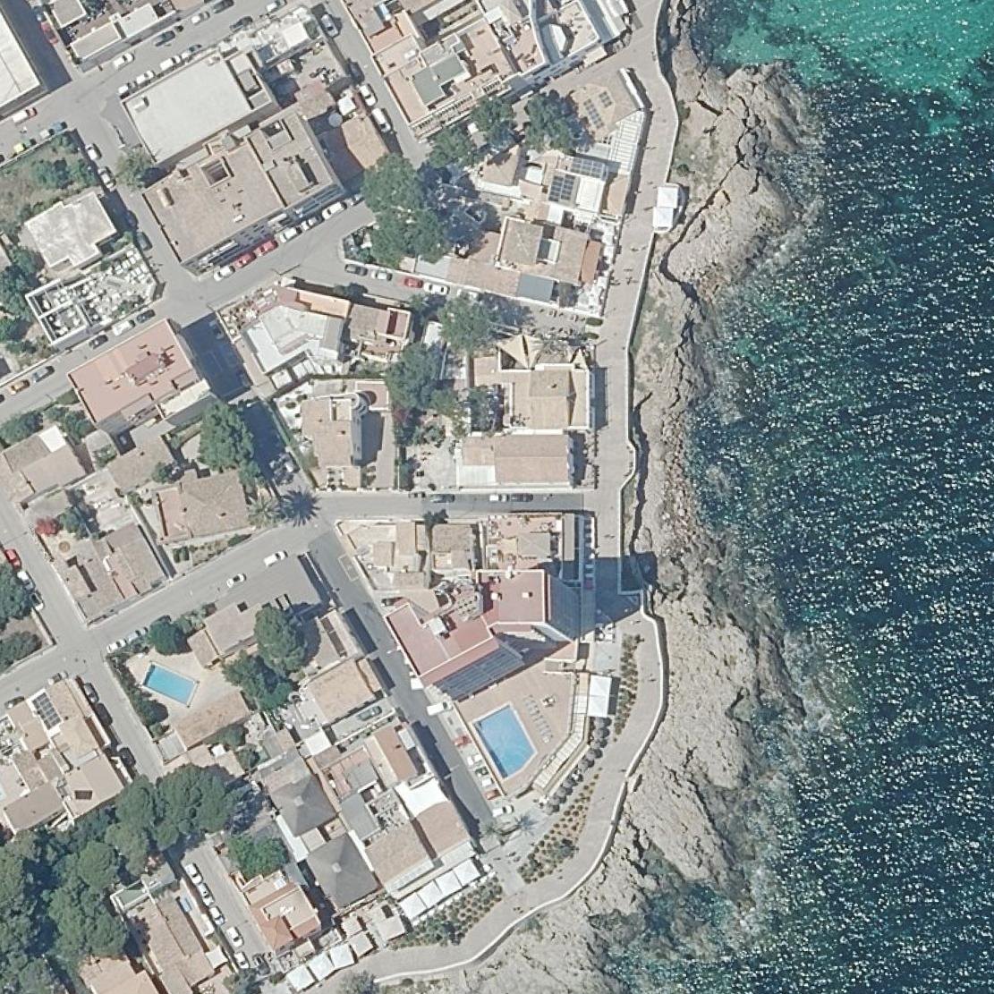 Aerial map of Na Ferradura