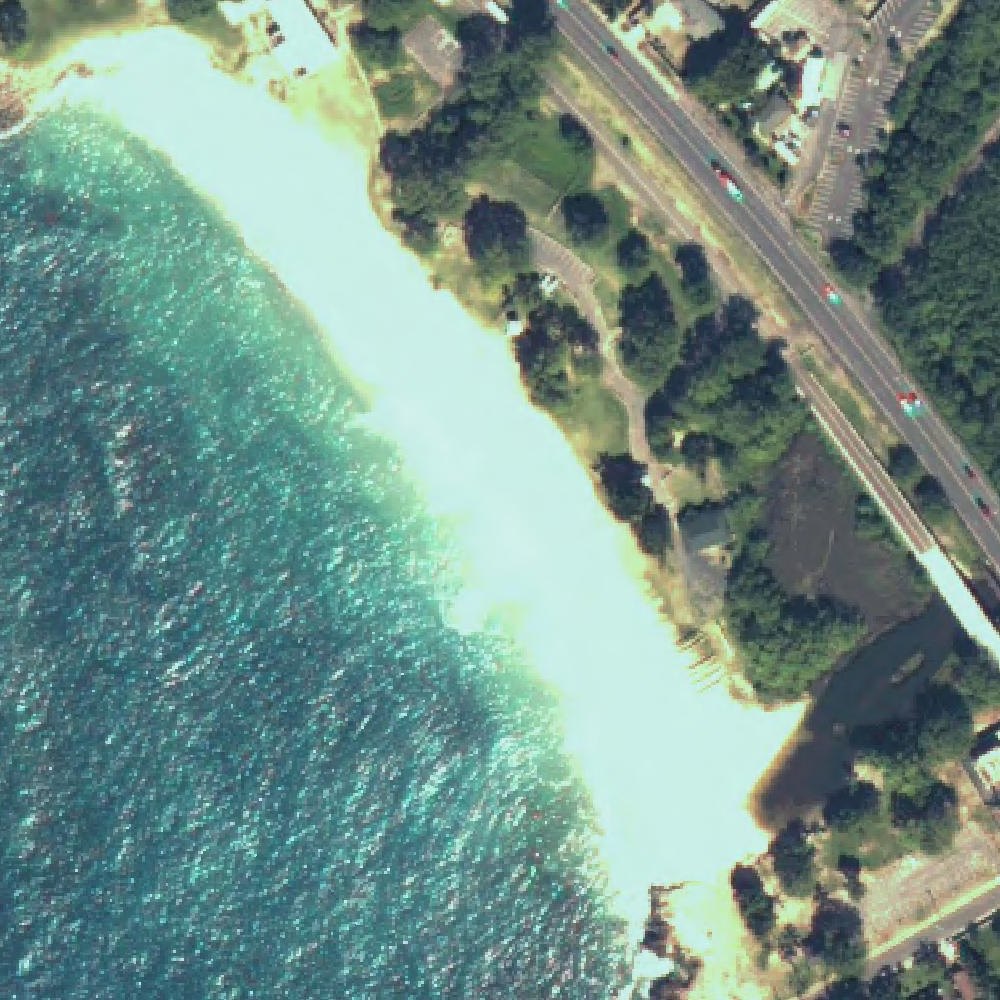 Aerial map of Nānākuli Beach Park