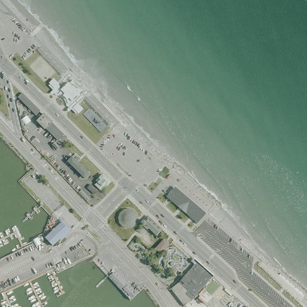Aerial map of Nantasket Beach