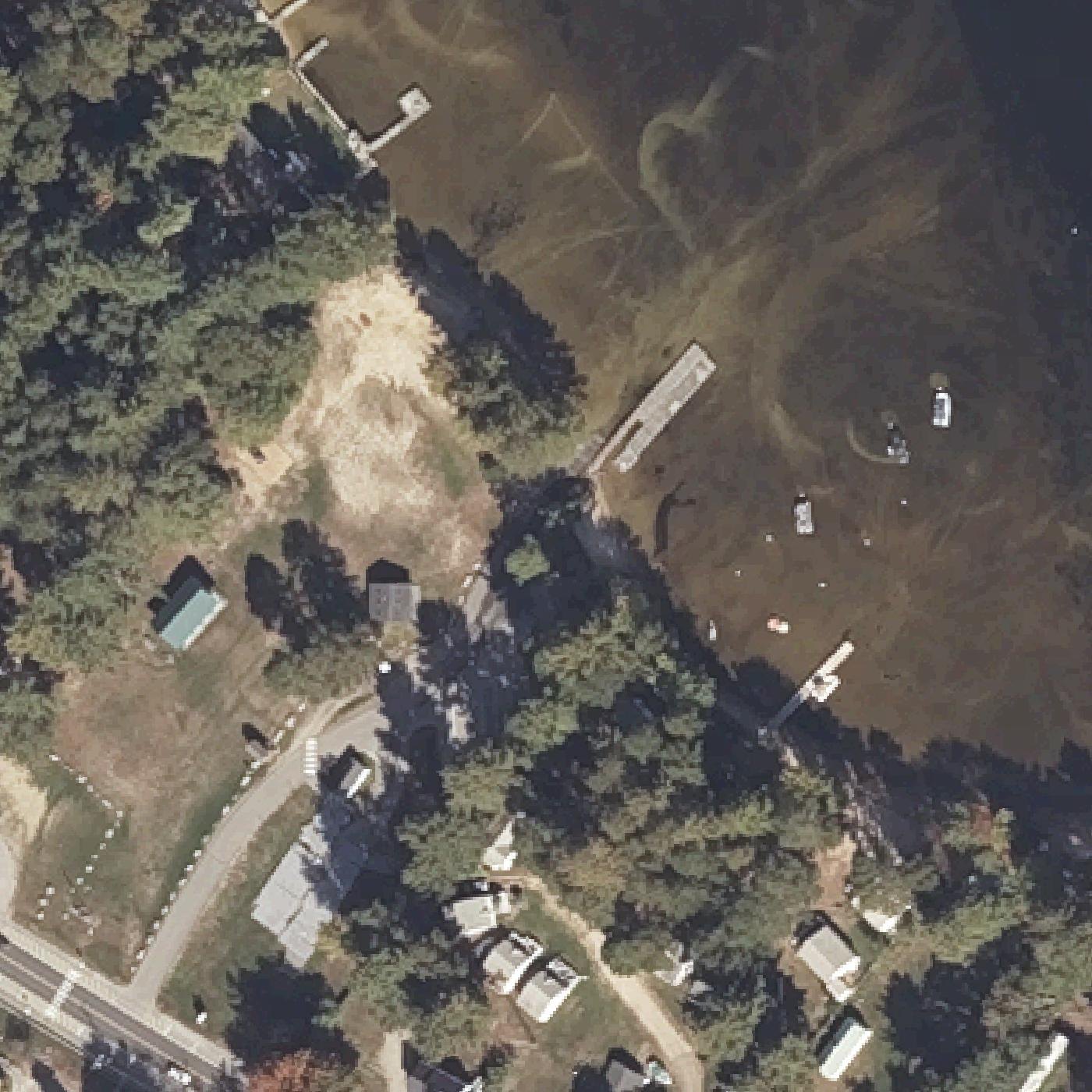 Aerial map of Naples Town Beach