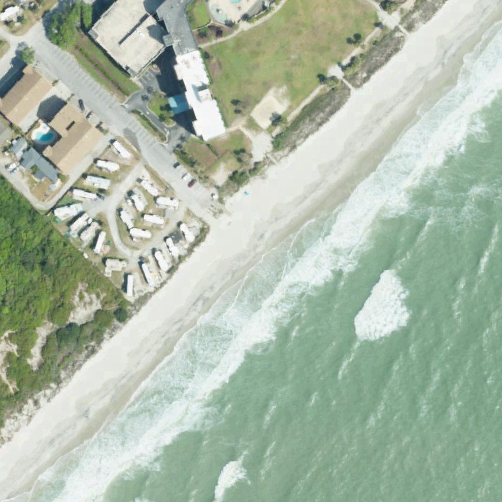 Aerial map of Nash St. Public Beach Access