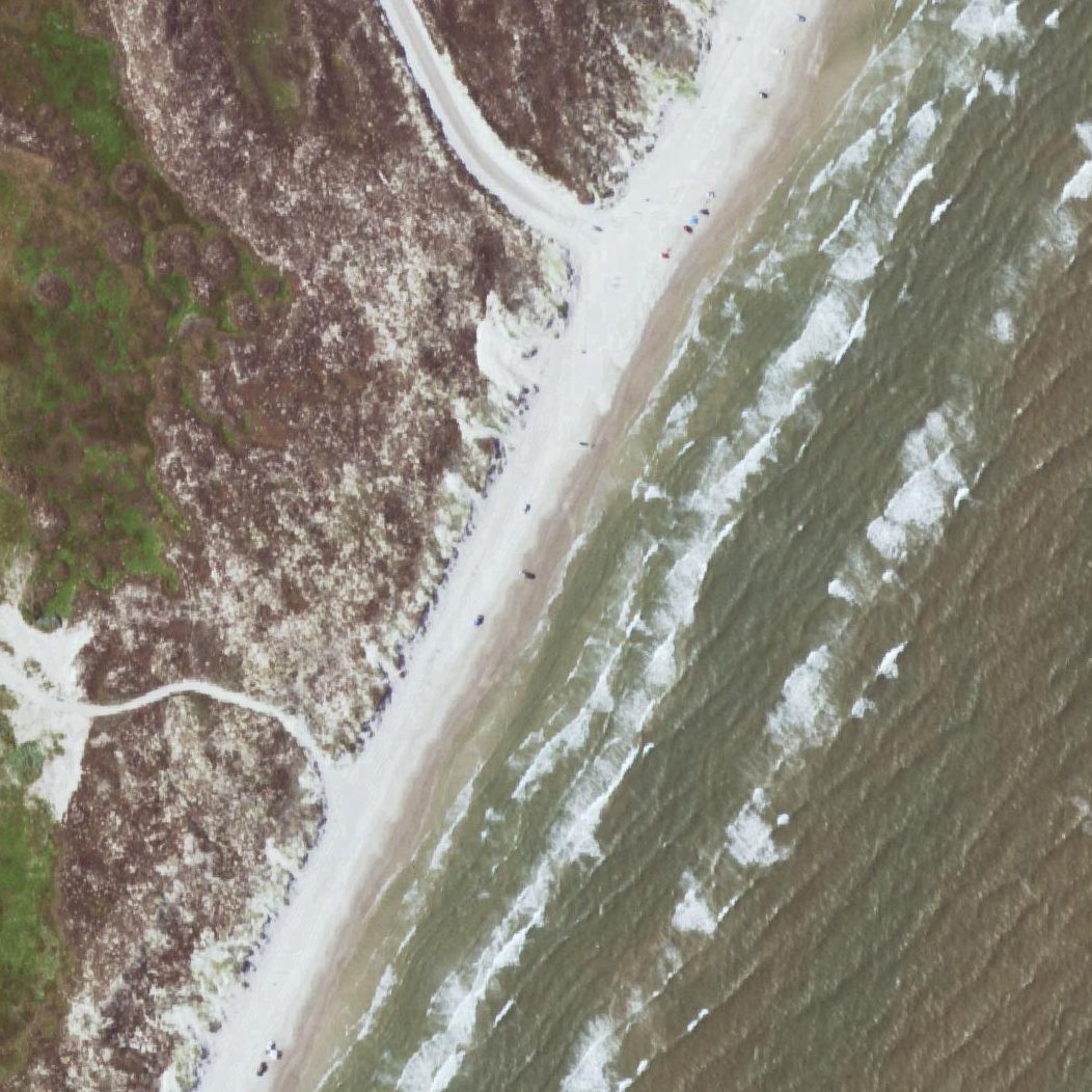 Aerial map of Natural Beach