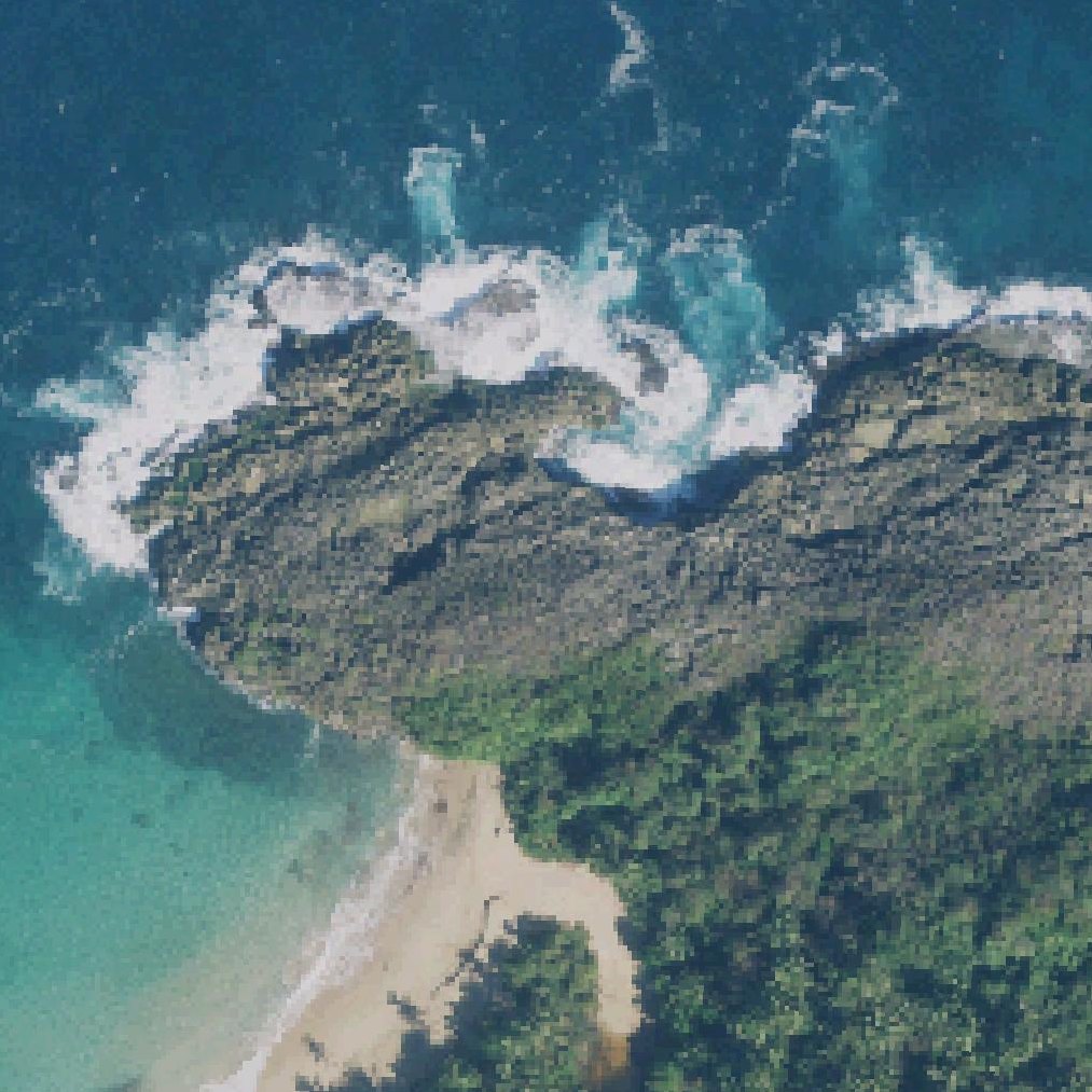 Aerial map of Natural Pools of Manati