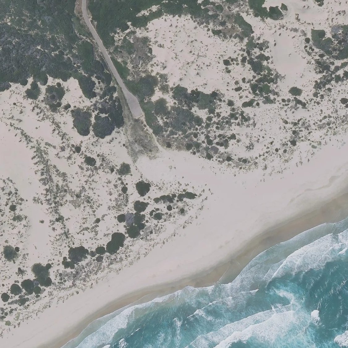 Aerial map of Nautilus Bay Beach