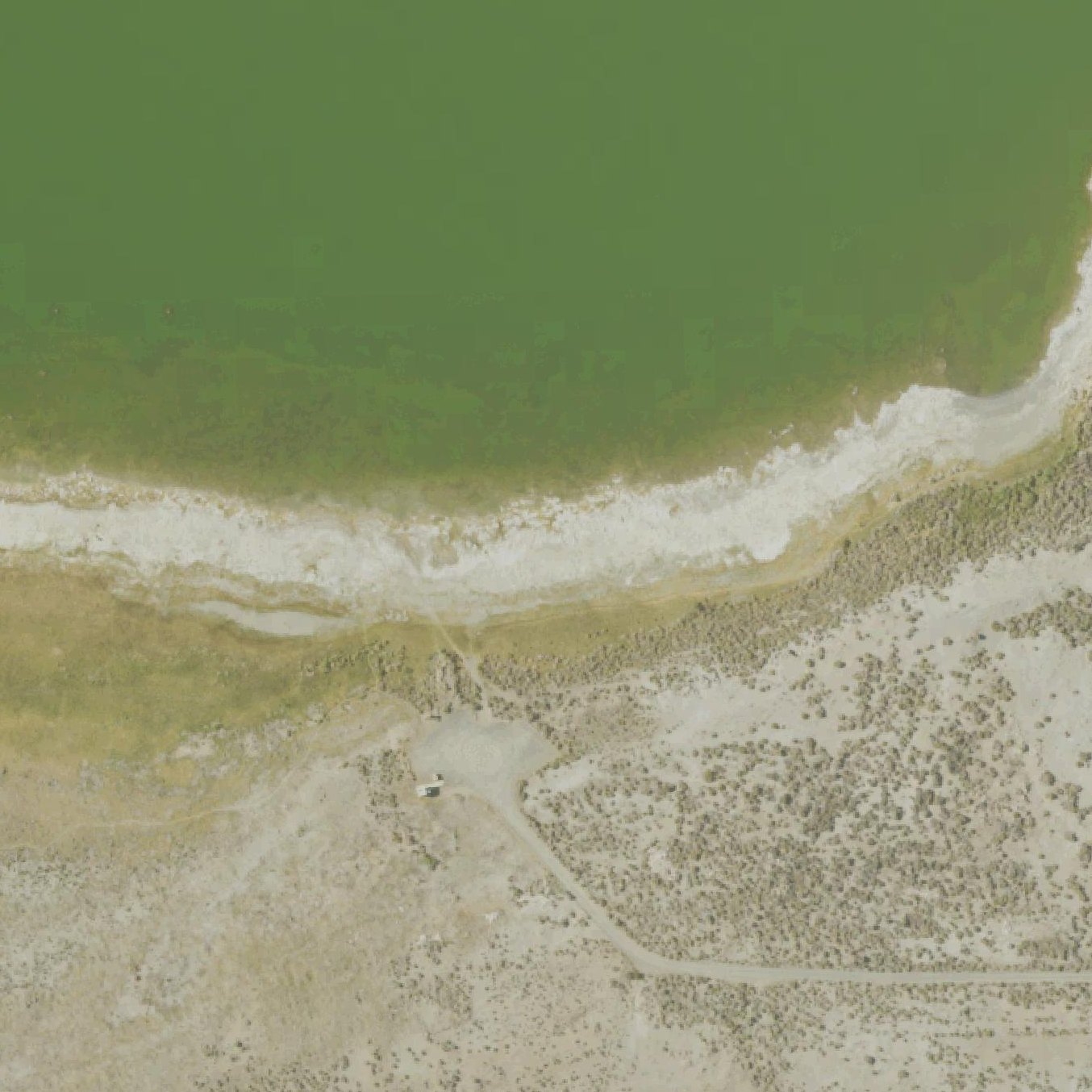 Aerial map of Navy Beach