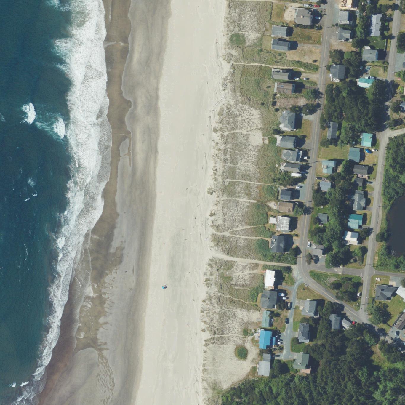 Aerial map of Nedonna Beach