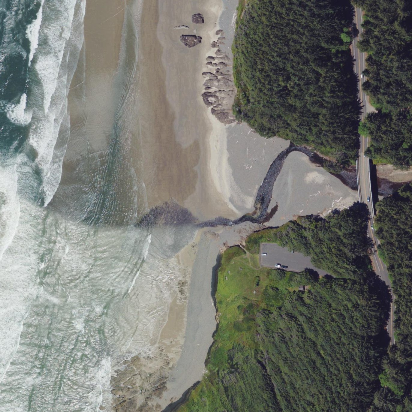 Aerial map of Neptune Beach