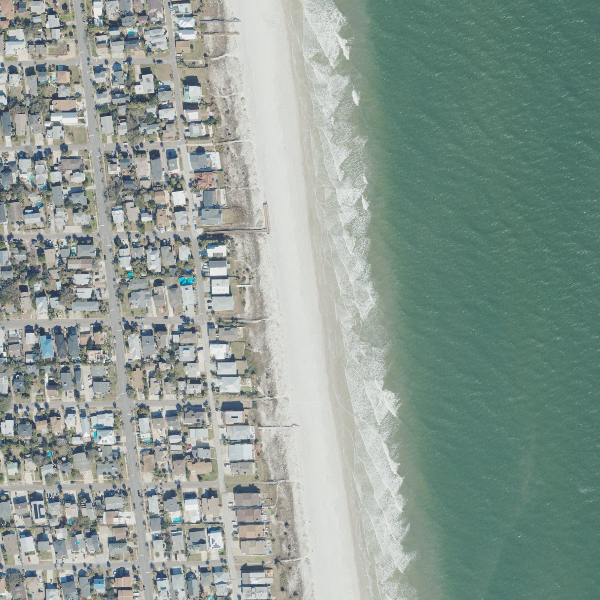Aerial map of Neptune Beach