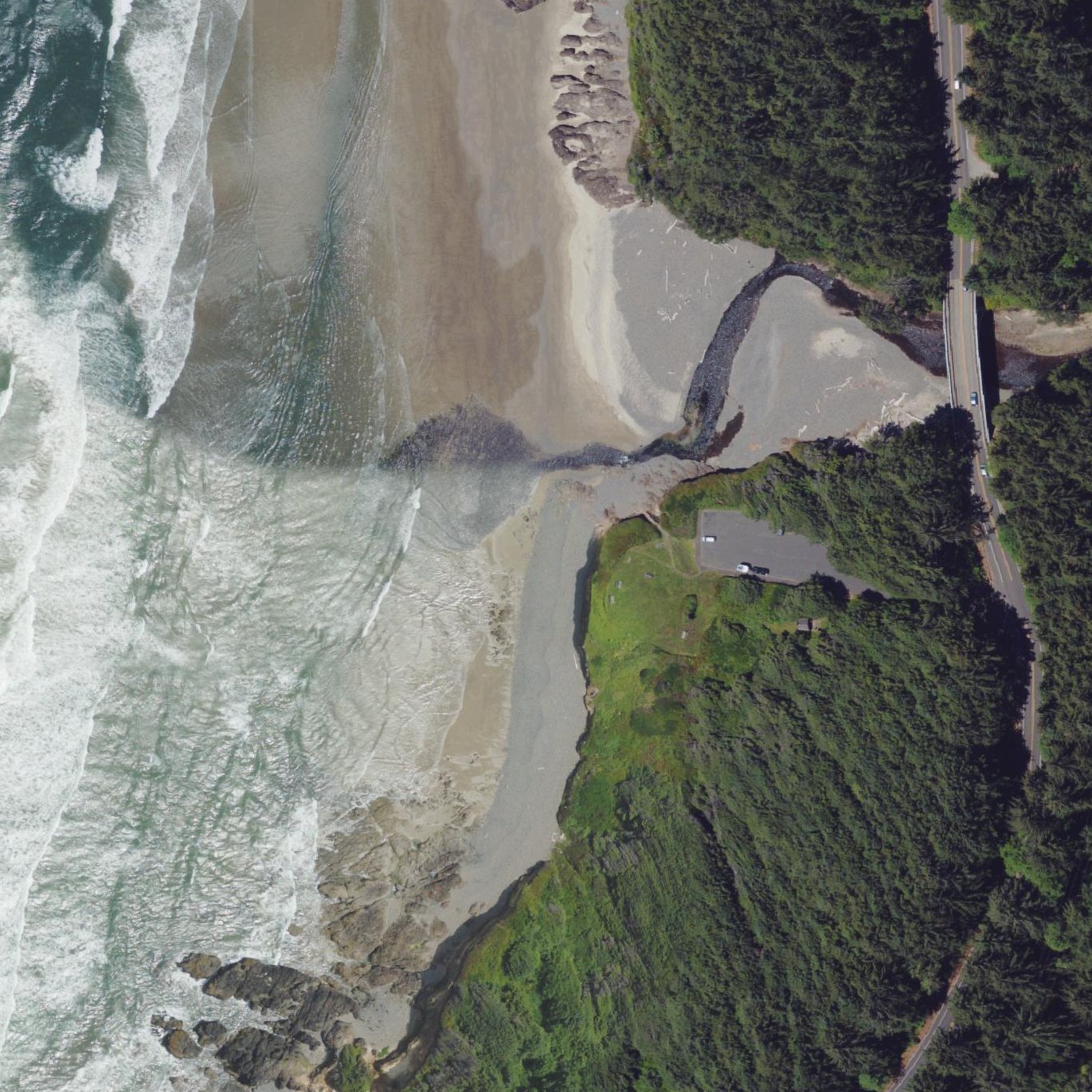 Aerial map of Neptune Beach South