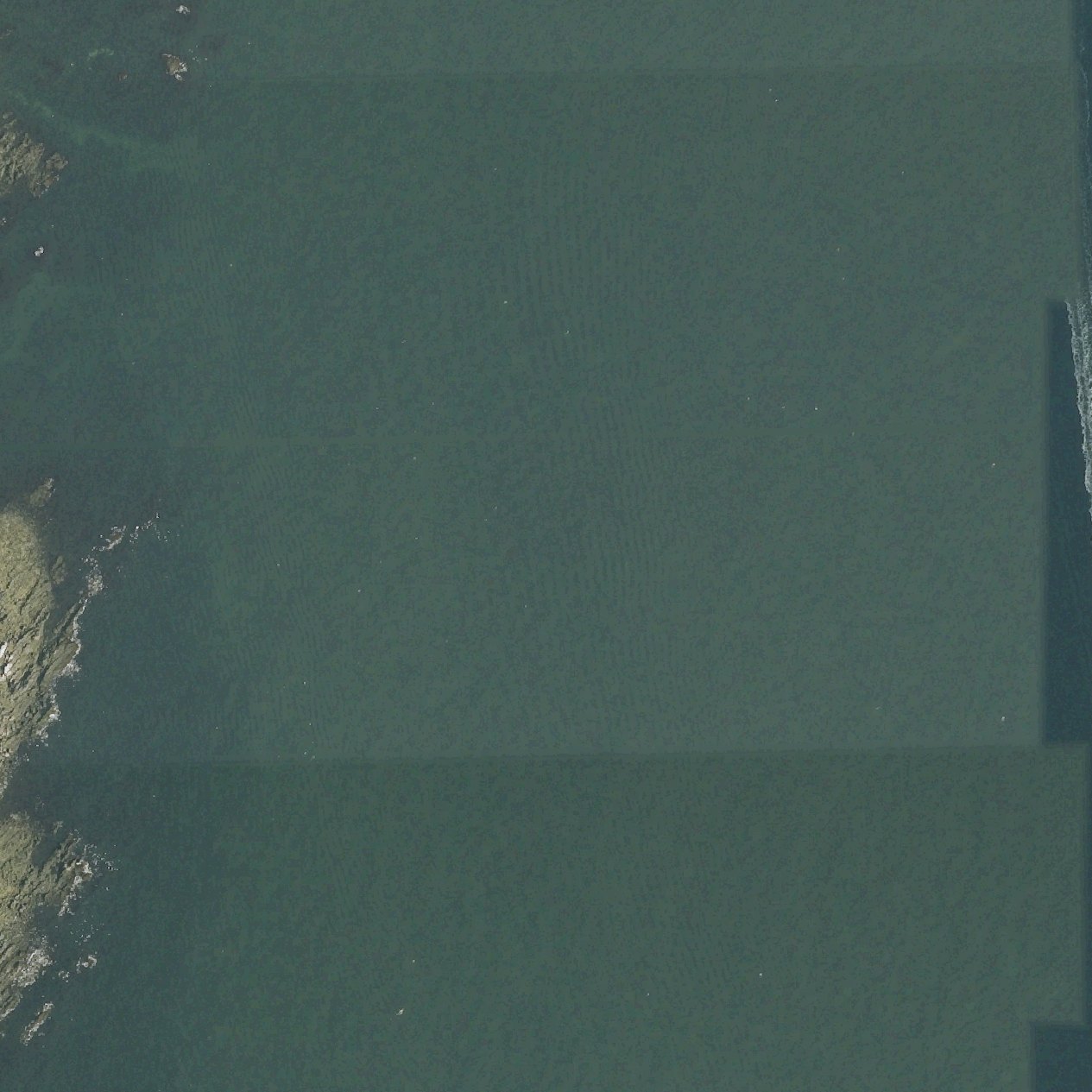 Aerial map of New Castle Beach