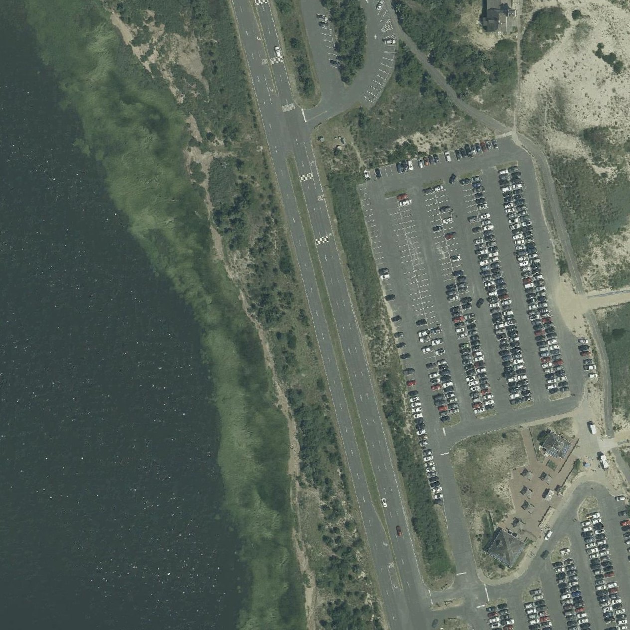 Aerial map of New Jersey Beach