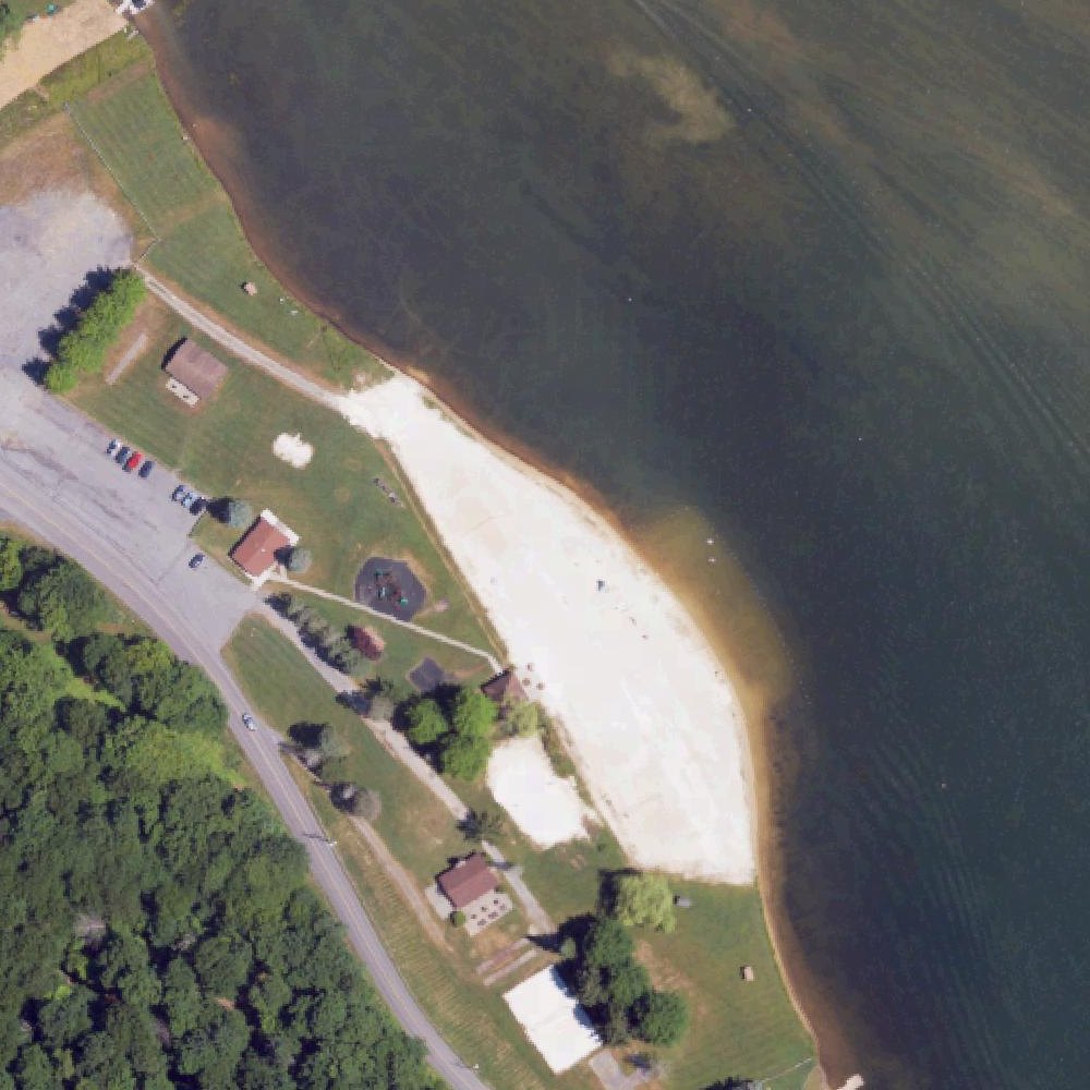 Aerial map of New Providence Beach