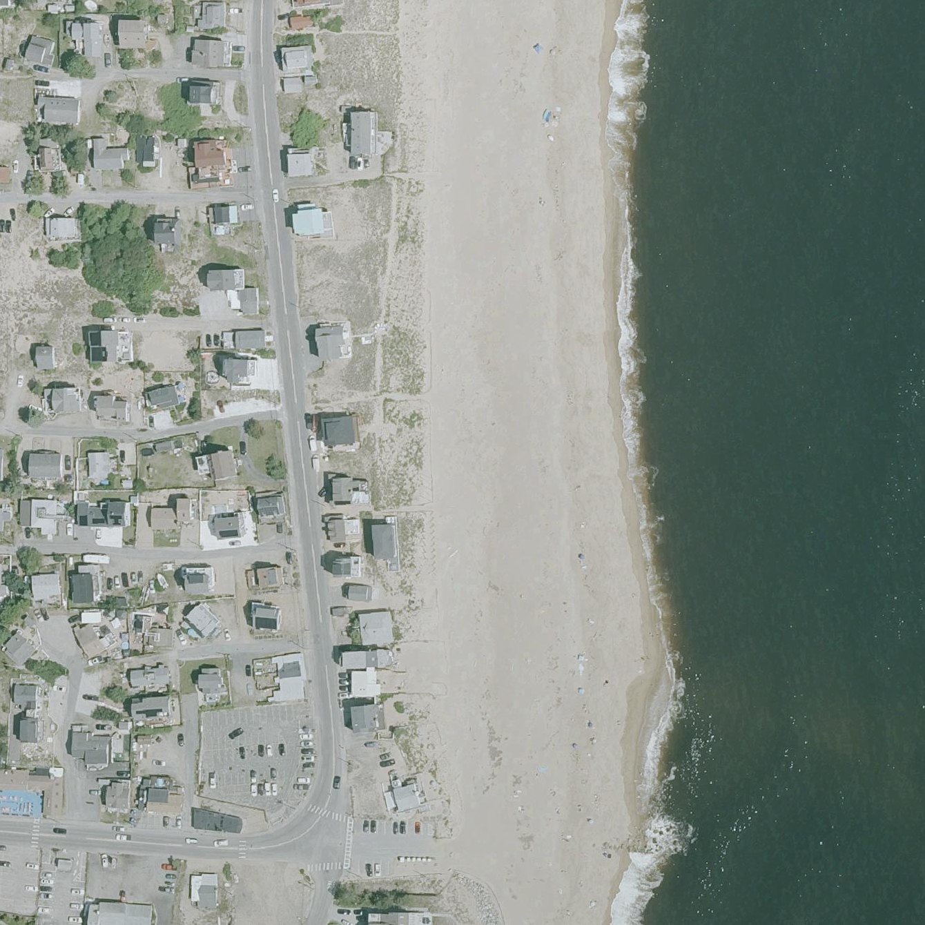 Aerial map of Newbury Beach