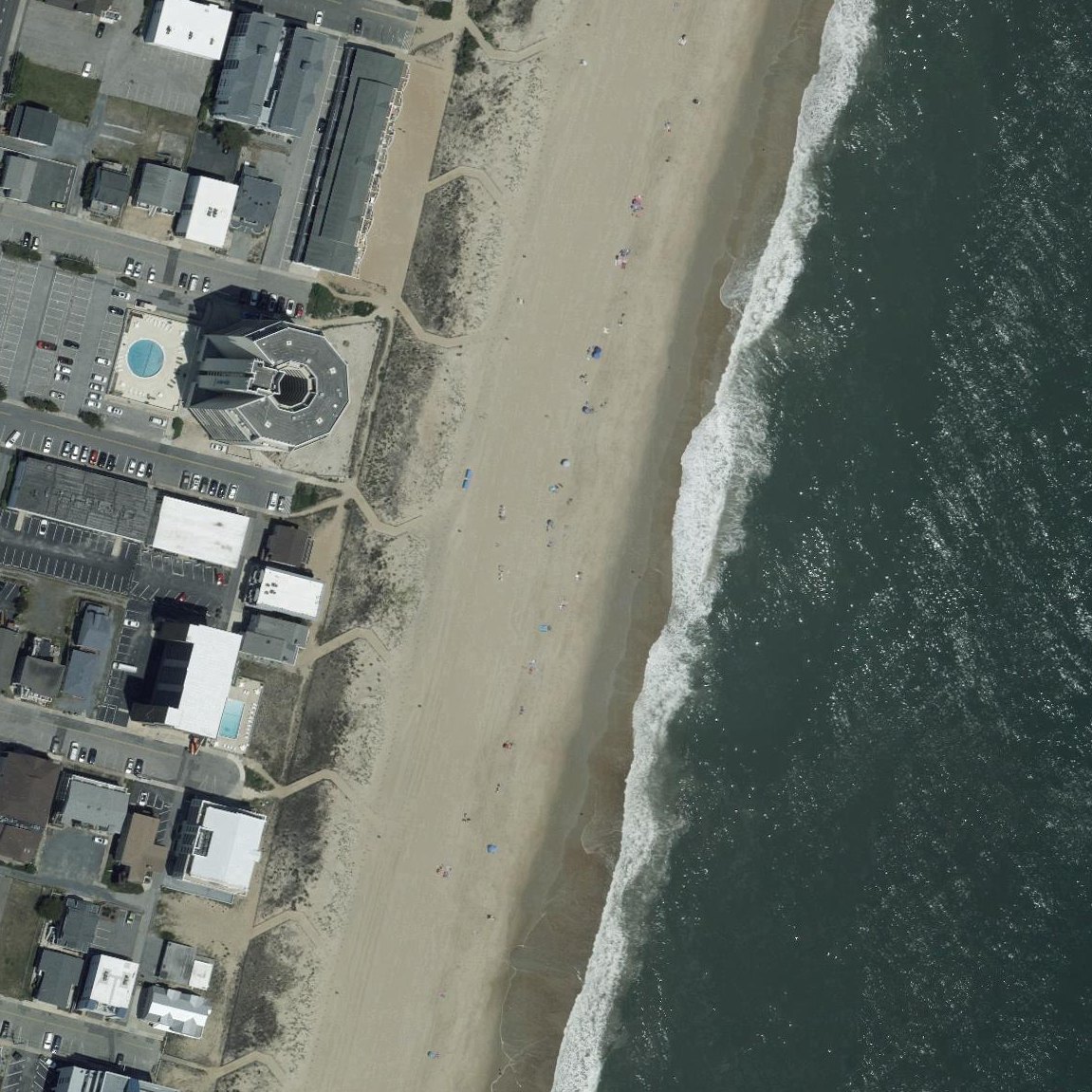 Aerial map of Nick's Beach Stand