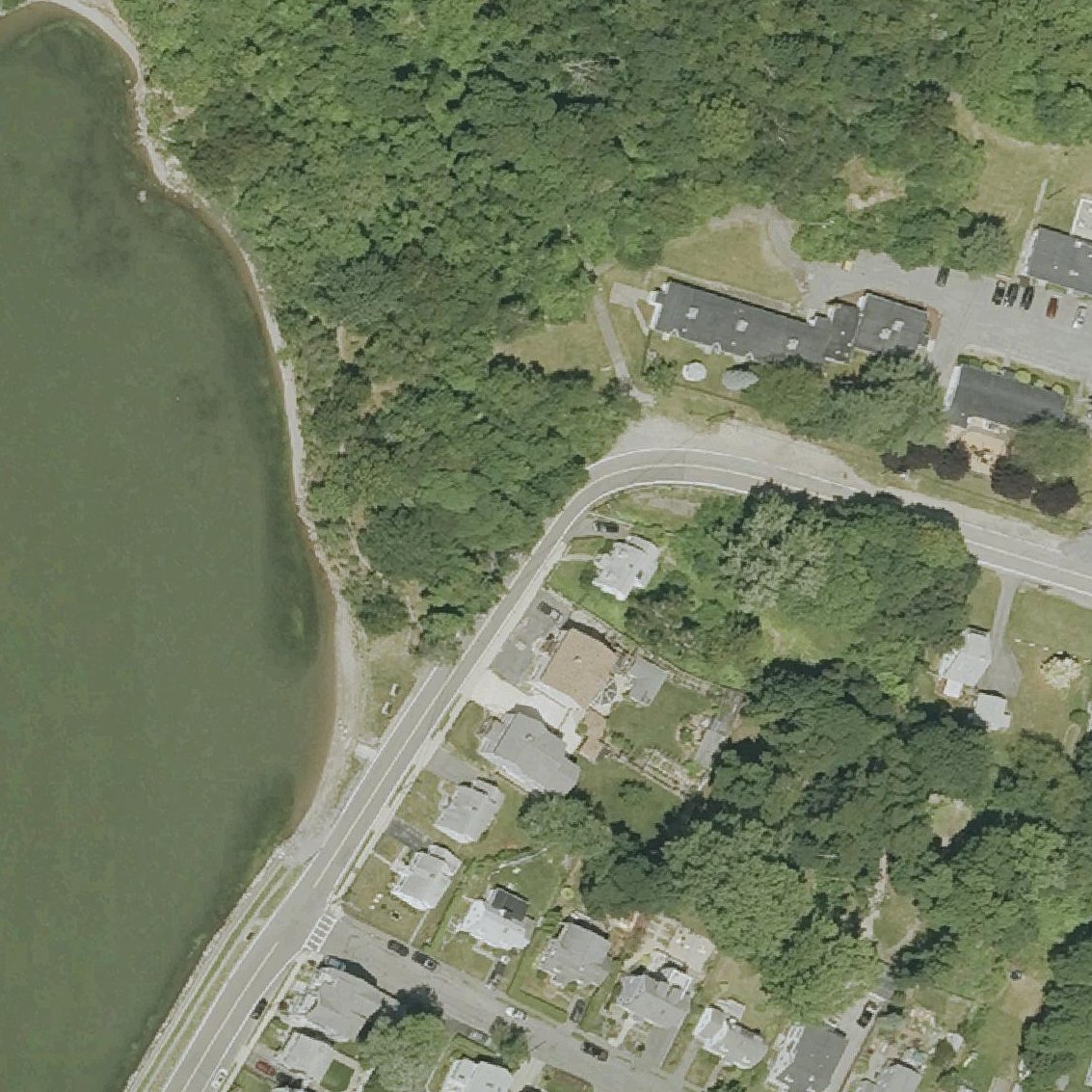 Aerial map of Nickerson Beach