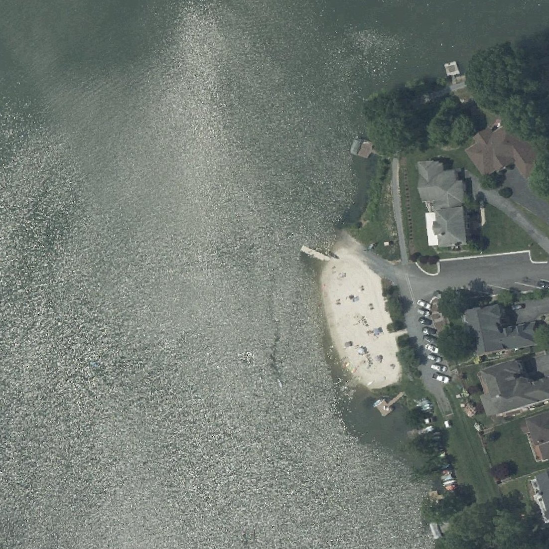 Aerial map of Nightingale Beach