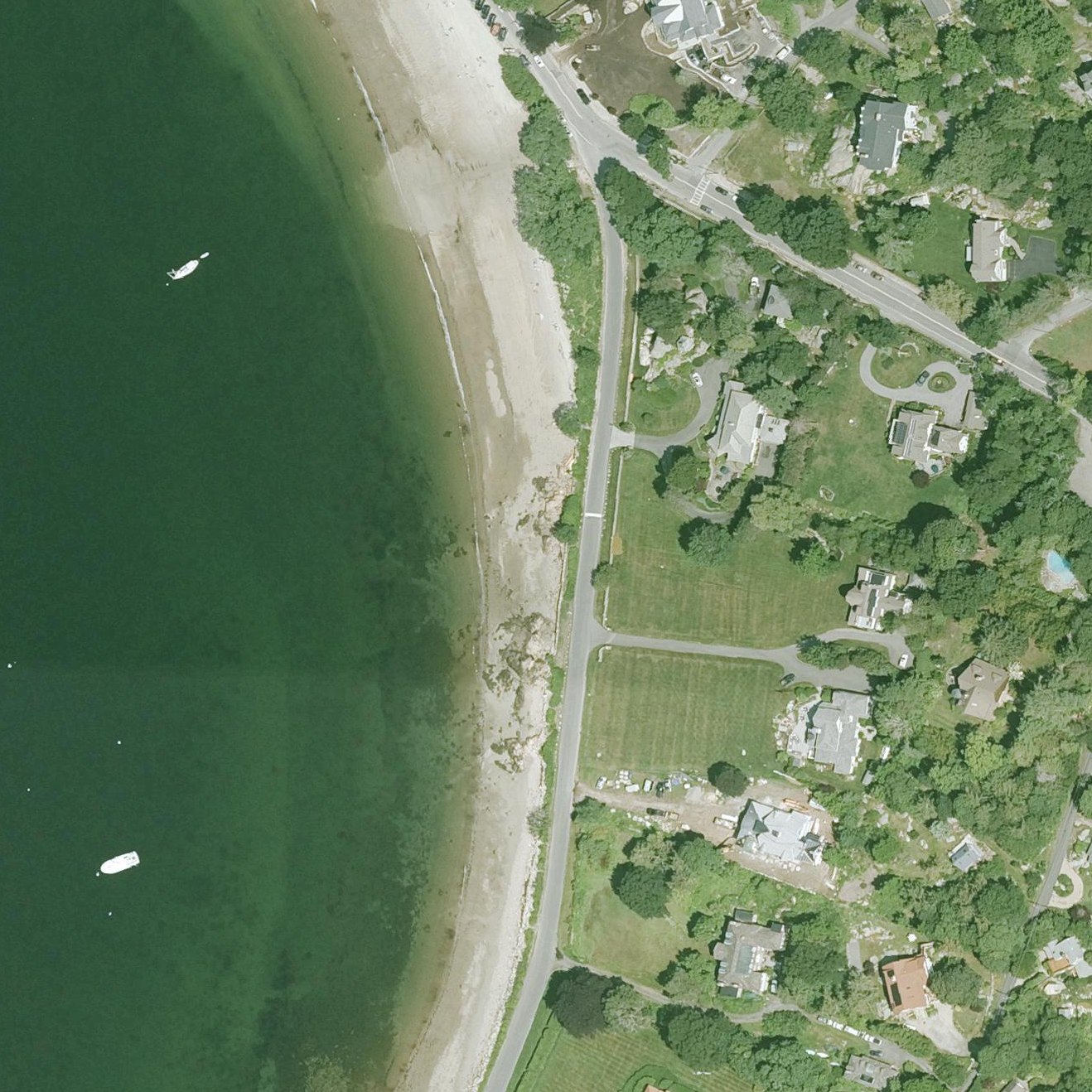 Aerial map of Niles Beach