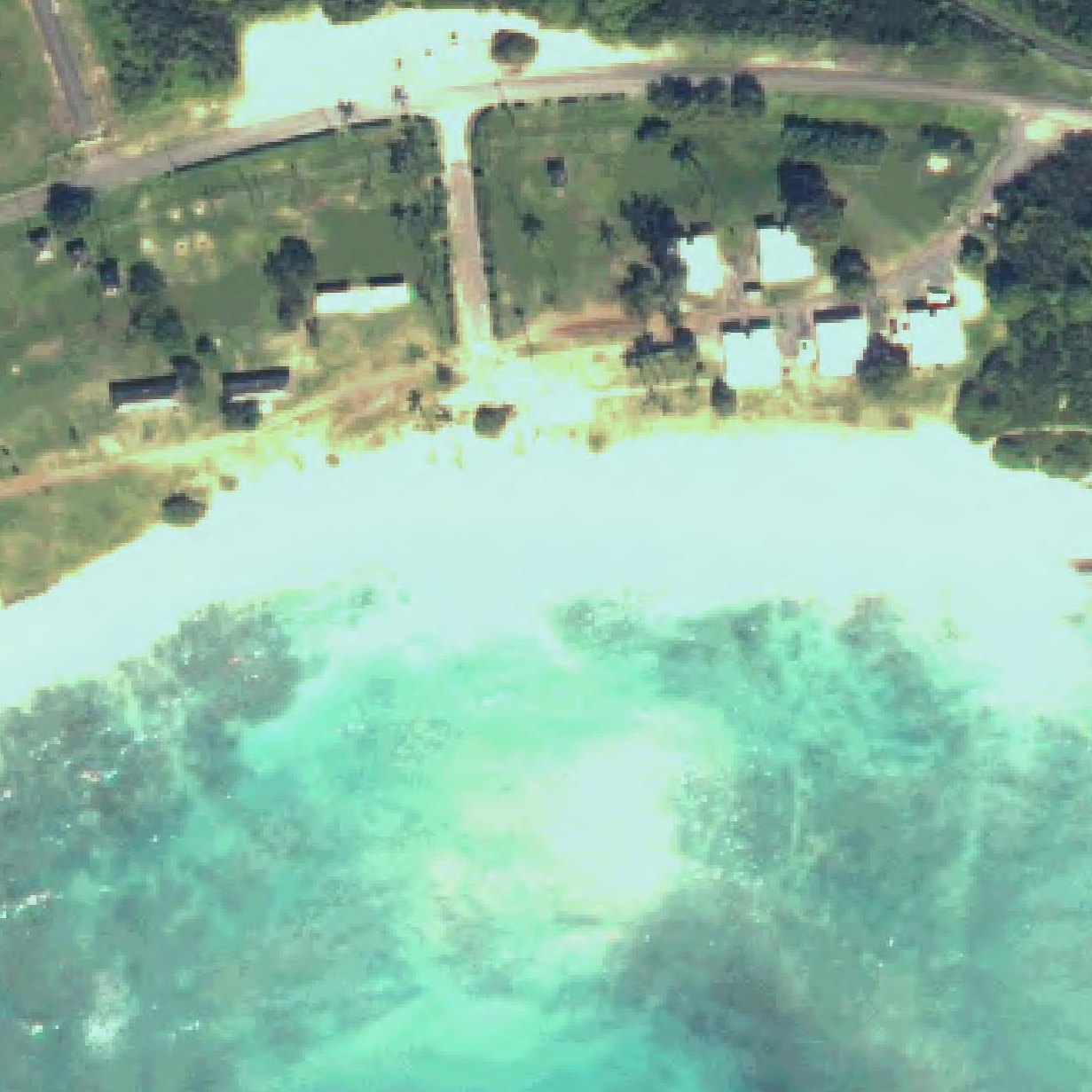 Aerial map of Nimitz Beach