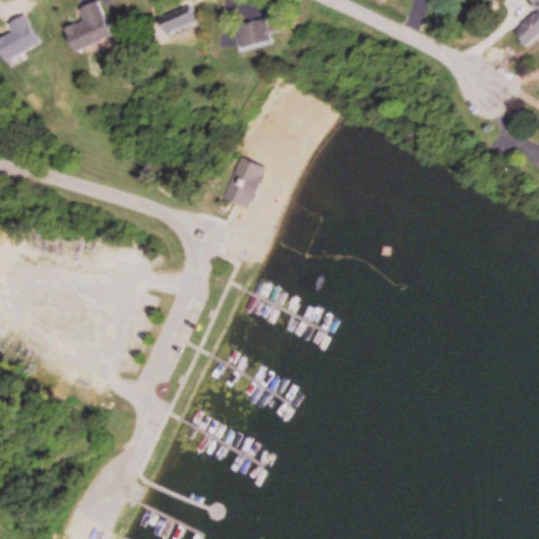 Aerial map of Nixon Beach