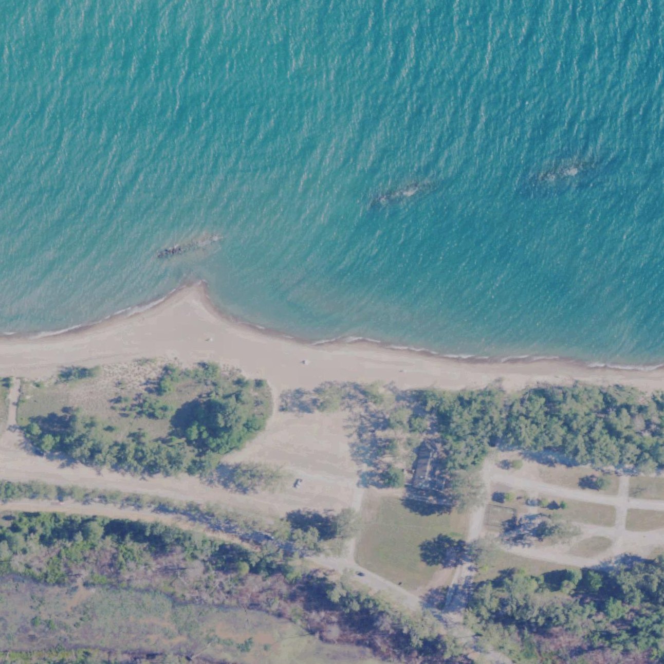 Aerial map of No. 10 Budny Beach
