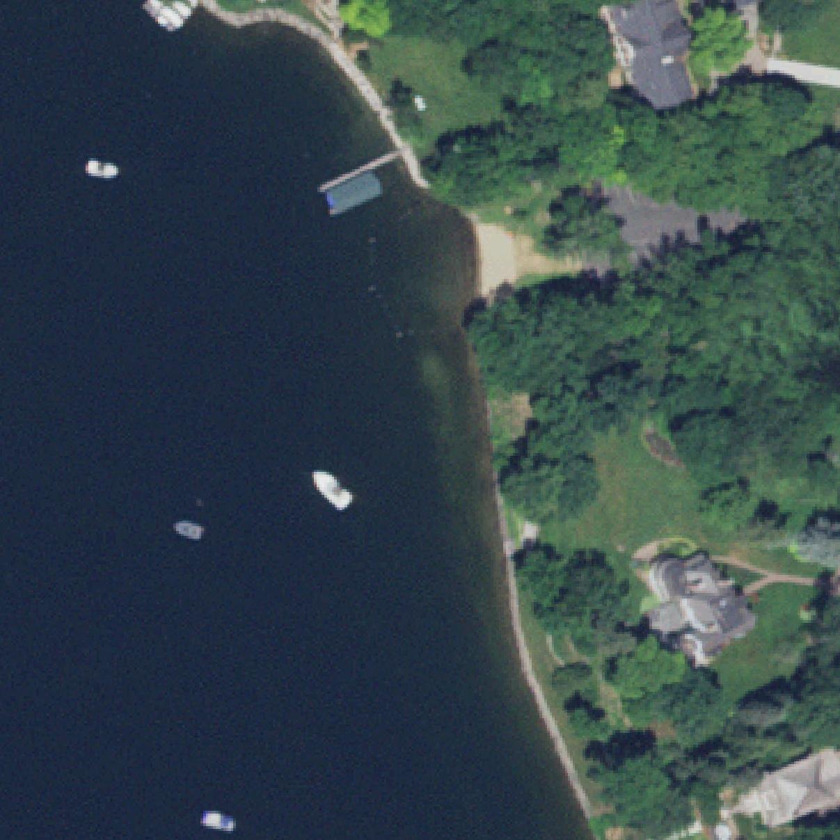 Aerial map of Nocomo Beach