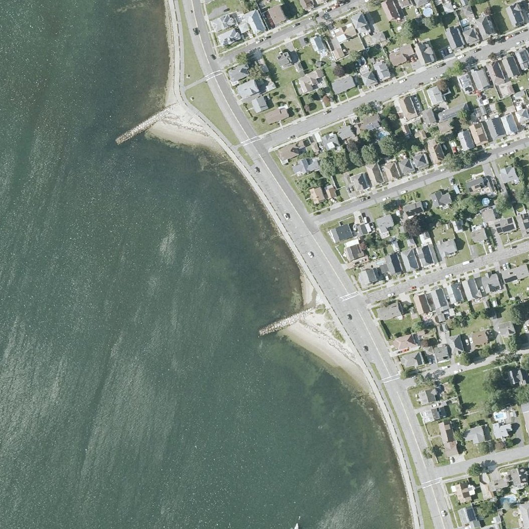 Aerial map of Noname Beach