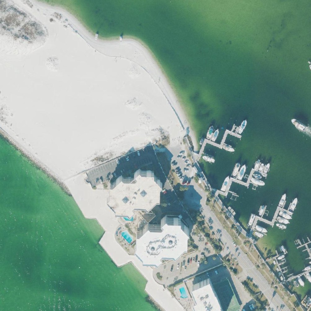 Aerial map of Norriego Point Beach Access and Park