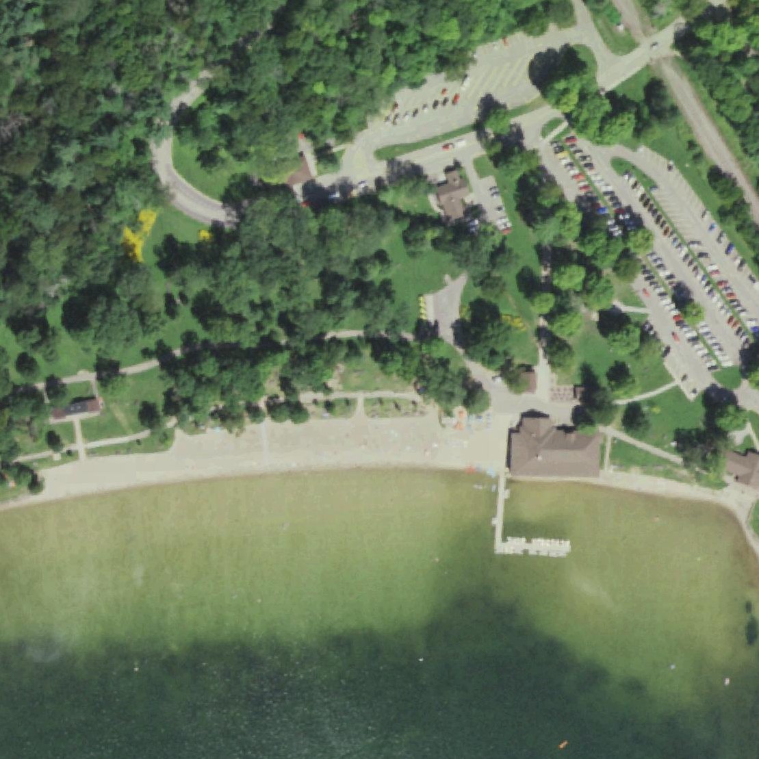 Aerial map of North Beach